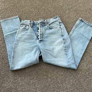 AGOLDE Riley High Rise Straight Crop Size 25